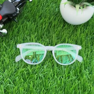 Transparent White Round Baby Frame