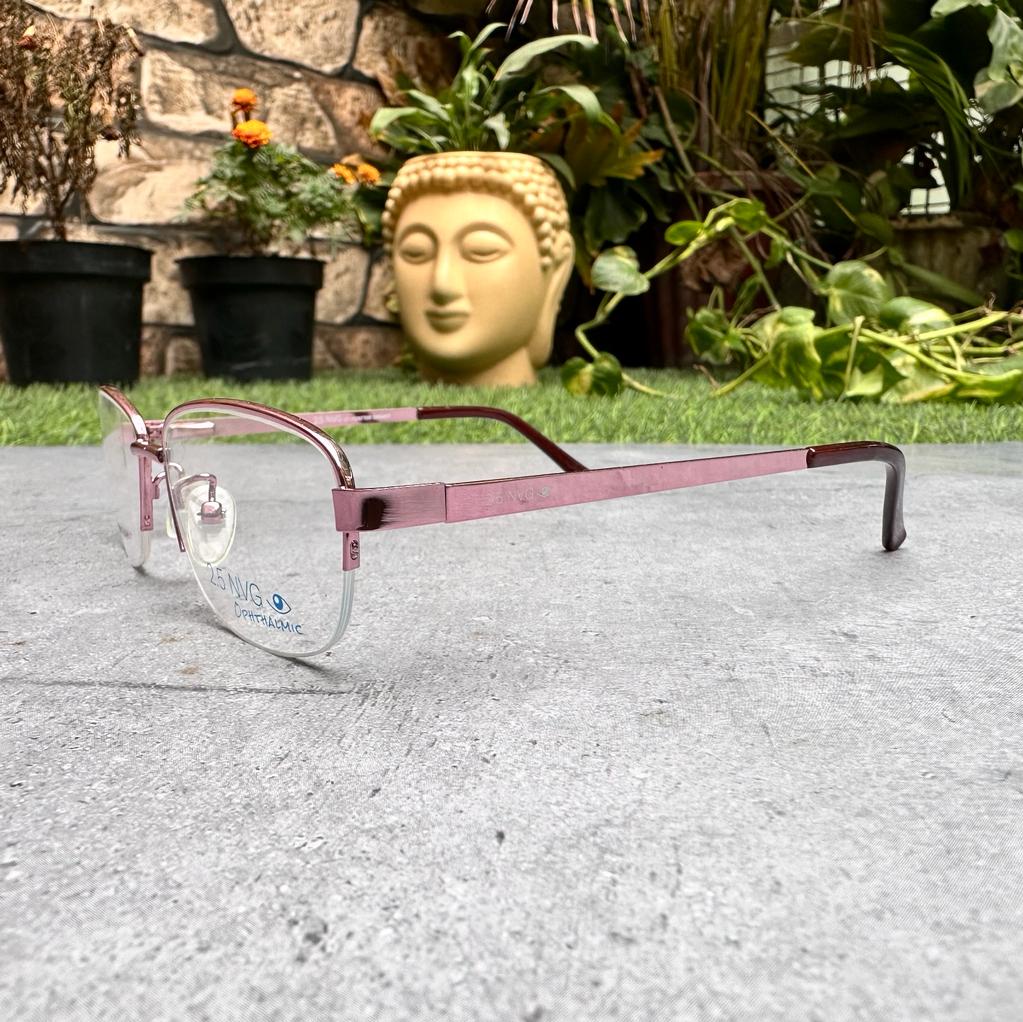 NVG Pink Half Rim Rectangle Computer glass - Image 3