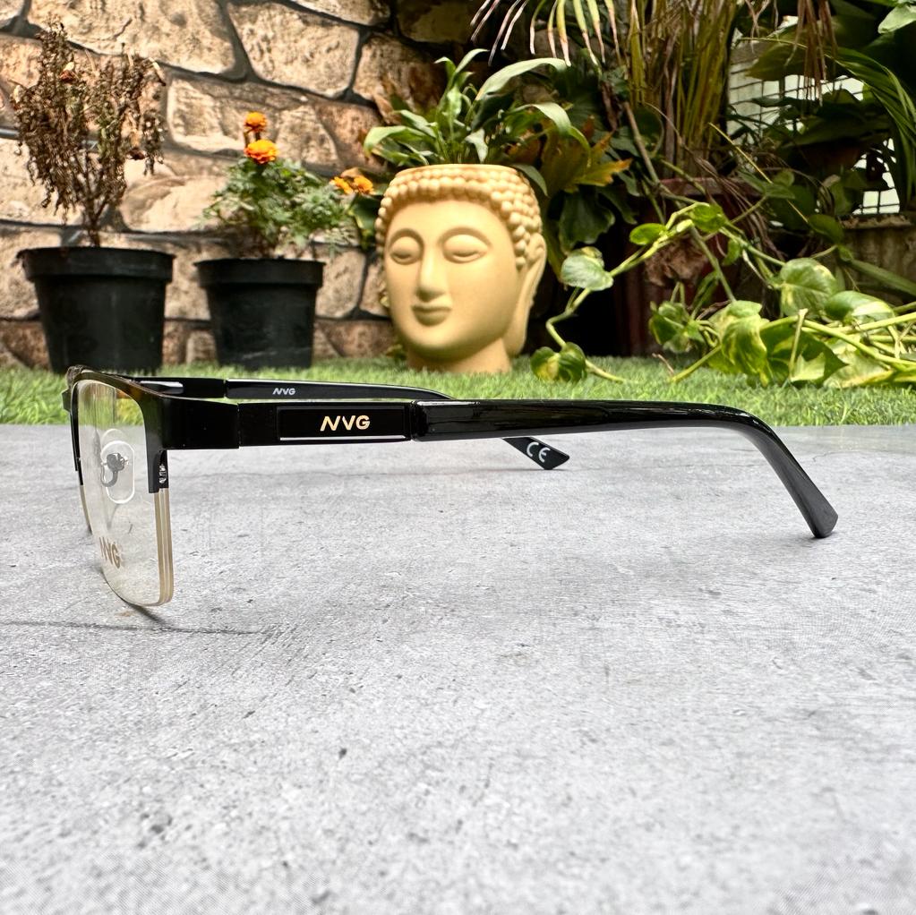 NVG Black Half Rim Rectangle Computer glass - Image 3