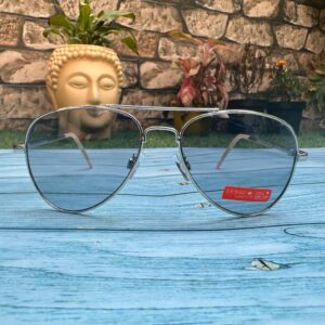 NVG Silver Aviator Sun Glass