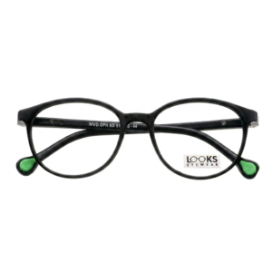 Transparent Blue Full Rim Rectangle Frame With Blue Cut Blue Lens
